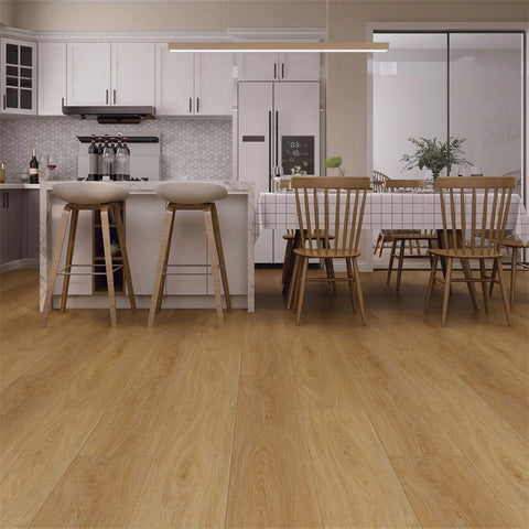 A203 SUMMER OAK 5.5MM 100% WATERPROOF FLOOR (60.83"X8.98")