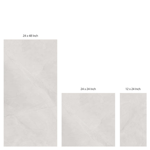 Armaniharbor Silver Glossy Porcelain Tiles