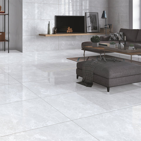 Emperador Grey Glossy Porcelain Tiles