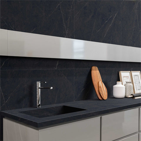 Gracile Black Matt Porcelain Tiles