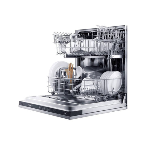 ROBAM W652S 24” Quiet Stainless Steel Dishwasher | 47dB, Vortex Wash, Sterilization Function, 7 Options | Fit 14 set (154 pcs) of Cook Wares