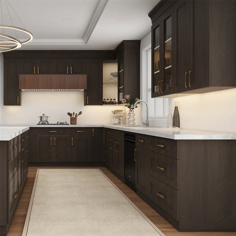 Dark Taupe Shaker 10 x 10 Kitchen Combo